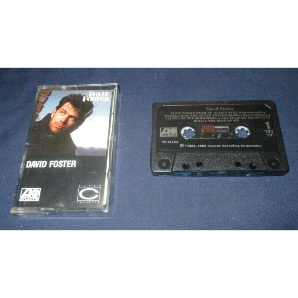 David Foster (self titled album) on cassette (Atlantic/WEA Records Canada, 1986)